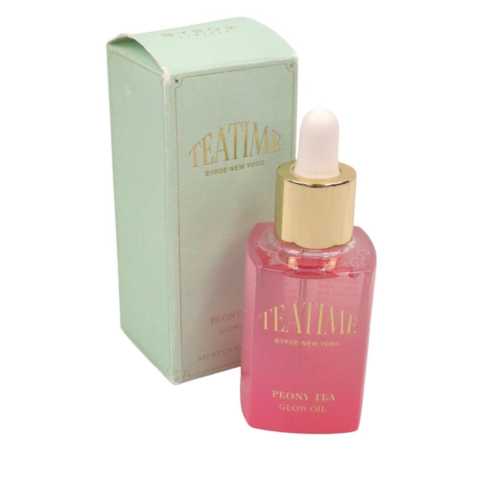 Byroe Teatime Peony Tea Glow Oil and Face Primer